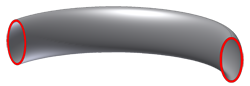 ob1 - Ellipsovale buis - 200 x100 x10 als band