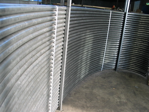 Stalen buizen met verlopende radius